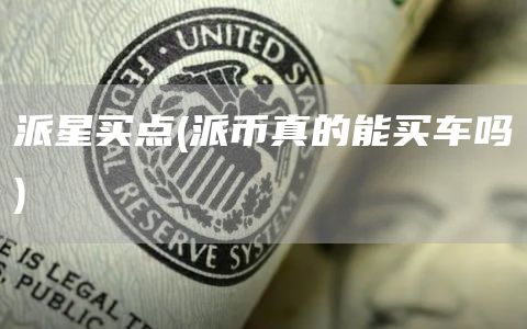 派星买点 - 派币真的能买车吗